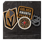 Бейсболка AMERICAN NEEDLE арт. SMU705A-VGK Vegas Golden Knights Iconic NHL (черный)