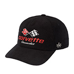 Бейсболка AMERICAN NEEDLE арт. SMU808A-CORVETTE Corvette Corduroy Slouch (черный)