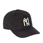 Бейсболка AMERICAN NEEDLE арт. SMU808B-NY New York Black Yankees Corduroy Slouch NL (черный)