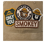 Бейсболка AMERICAN NEEDLE арт. SMU705A-SMOKEY Smokey Bear Iconic (бежевый)