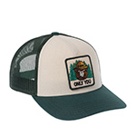 Бейсболка AMERICAN NEEDLE арт. SMU679A-SBEAR Smokey Bear Valin (кремовый / зеленый)