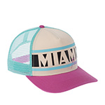 Бейсболка AMERICAN NEEDLE арт. SMU730A-MIAM Miami Sinclair (кремовый / розовый)