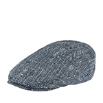 Кепка STETSON арт. 6222501 DRIVER CAP WOOL/SILK (синий / серый)