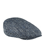 Кепка STETSON арт. 6222501 DRIVER CAP WOOL/SILK (синий / серый)