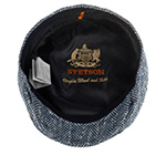 Кепка STETSON арт. 6222501 DRIVER CAP WOOL/SILK (синий / серый)