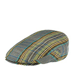 Кепка STETSON арт. 6223302 DRIVER CAP LINEN (голубой / зеленый)