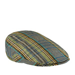 Кепка STETSON арт. 6223302 DRIVER CAP LINEN (голубой / зеленый)