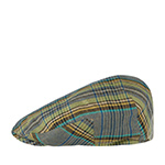 Кепка STETSON арт. 6223302 DRIVER CAP LINEN (голубой / зеленый)