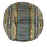 Кепка STETSON арт. 6223302 DRIVER CAP LINEN (голубой / зеленый)