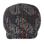 Кепка STETSON арт. 6380205 DRIVER CAP VIRGIN WOOL/LINEN (синий / красный)