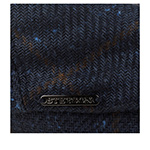 Кепка STETSON арт. 6382301 DRIVER CAP WOOL/SILK CHECK (синий / серый)