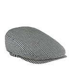 Кепка STETSON арт. 6382403 DRIVER CAP SILK/COTTON GLENCHECK (синий / бежевый)