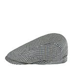 Кепка STETSON арт. 6382403 DRIVER CAP SILK/COTTON GLENCHECK (синий / бежевый)