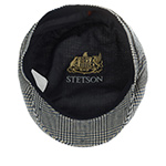 Кепка STETSON арт. 6382403 DRIVER CAP SILK/COTTON GLENCHECK (синий / бежевый)