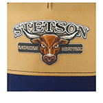 Бейсболка STETSON арт. 7761160 TRUCKER CAP BULL (синий / бежевый)