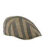 Кепка STETSON арт. 6623701 DUCK CAP LINEN (серый / коричневый)