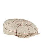 Кепка STETSON арт. 6842301 HATTERAS WOOL/SILK CHECK (бежевый)