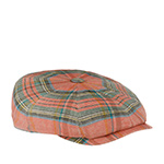Кепка STETSON арт. 6873301 HATTERAS LINEN CHECK (розовый / серый)
