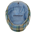 Кепка STETSON арт. 6873302 HATTERAS LINEN CHECK (голубой / зеленый)