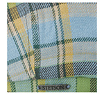 Кепка STETSON арт. 6873302 HATTERAS LINEN CHECK (голубой / зеленый)
