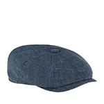 Кепка STETSON арт. 6873504 HATTERAS LINEN HERRINGBONE (синий)