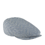 Кепка STETSON арт. 6381503 DRIVER CAP COTTON HERRINGBONE (голубой)