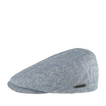 Кепка STETSON арт. 6381503 DRIVER CAP COTTON HERRINGBONE (голубой)