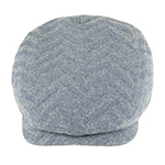 Кепка STETSON арт. 6381503 DRIVER CAP COTTON HERRINGBONE (голубой)