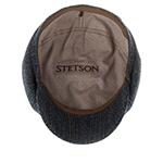 Кепка STETSON арт. 6870702 HATTERAS HERRINGBONE VIRGIN WOOL (синий / коричневый / желтый)