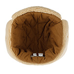 Шапка STETSON арт. 9290308 BOMBER CAP WOOL CHECK (синий / бежевый)
