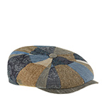 Кепка STETSON арт. 6843908 HATTERAS PATCHWORK (синий / бежевый)