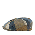 Кепка STETSON арт. 6843908 HATTERAS PATCHWORK (синий / бежевый)