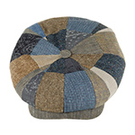 Кепка STETSON арт. 6843908 HATTERAS PATCHWORK (синий / бежевый)