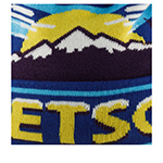 Шапка STETSON арт. 8599135 BEANIE POMPOM STETSON FREESTYLE (синий / желтый)