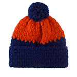 Шапка STETSON арт. 8599393 BEANIE POMPOM STETSON FREESTYLE (синий / оранжевый)