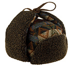 Шапка STETSON арт. 9290901 BOMBER CAP ETHNIC JACQUARD (синий / бежевый / красный)