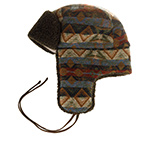 Шапка STETSON арт. 9290901 BOMBER CAP ETHNIC JACQUARD (синий / бежевый / красный)