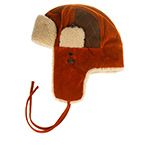 Шапка STETSON арт. 9291108 BOMBER CAP CORDUROY STETSON FREESTYLE (оранжевый / коричневый)