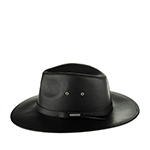Шляпа STETSON арт. 2797302 WESTERN BUFFALO LEATHER (черный)