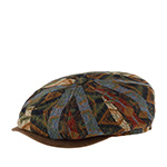 Кепка STETSON арт. 6840913 HATTERAS ETHNIC JACQUARD (синий / бежевый / красный)