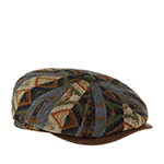 Кепка STETSON арт. 6840913 HATTERAS ETHNIC JACQUARD (синий / бежевый / красный)