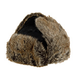 Шапка STETSON арт. 9297303 BOMBER CAP COWHIDE (темно-коричневый)