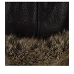 Шапка STETSON арт. 9297303 BOMBER CAP COWHIDE (темно-коричневый)