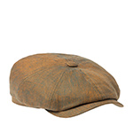 Кепка STETSON арт. 6873502 HATTERAS LINEN HERRINGBONE (оранжевый / коричневый)
