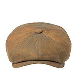 Кепка STETSON арт. 6873502 HATTERAS LINEN HERRINGBONE (оранжевый / коричневый)
