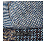 Кепка STETSON арт. 6873901 HATTERAS PATCHWORK (голубой / коричневый)