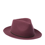 Шляпа STETSON арт. 2118110 FEDORA WOOLFELT (малиновый)