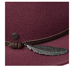 Шляпа STETSON арт. 2118110 FEDORA WOOLFELT (малиновый)