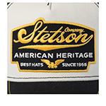 Бейсболка STETSON арт. 7751103K TRUCKER CAP AMERICAN HERITAGE (черный / белый)