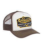 Бейсболка STETSON арт. 7751103K TRUCKER CAP AMERICAN HERITAGE (коричневый / белый)